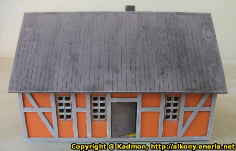 Village building in 1/56 scale - House 28mm for Village 28mm from Terrains4Games - Miniature scenery review