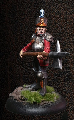 Albionnican Halberdier #1 for ArcWorlde from Warploque Miniatures