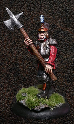Albionnican Halberdier #2 for ArcWorlde from Warploque Miniatures