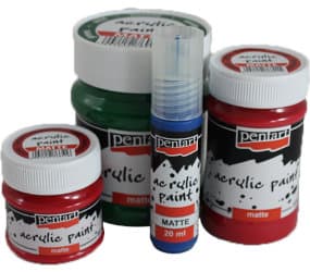 Pentart matte acrylic paints from Pentacolor - Miniature Supply Review
